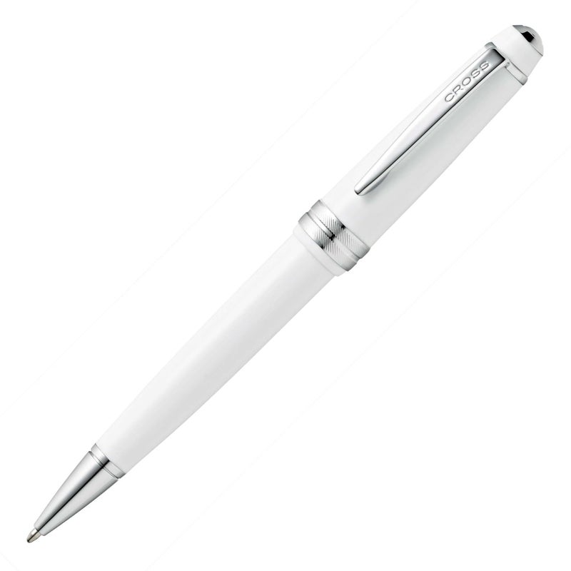 Cross Bailey Light Refillable Ballpoint Pen Presented in a Everyday Gift Box - Medium Point, Black Ink, Polished White - Image 4